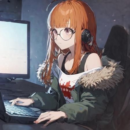 38959-2371789754-1girl, sakura futaba, glasses, hacking using a computer, (masterpiece), cinematic, beautiful light, best quality, newest, safe,.png